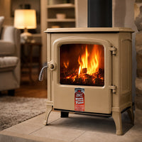 1200º Almond Stove Paint-12 oz Spray On — lifestyle