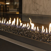 Krystal Fire - Fire Glass - 1/2"-1" Black - 10lbs — lifestyle