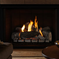 Empire Carol Rose Wildwood Outdoor Gas Logs — lifestyle