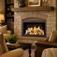 Rainbow Zero Clearance Fireplace Door — lifestyle