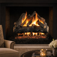 Peterson Real Fyre American Oak ANSI Vented Gas Log Set — lifestyle