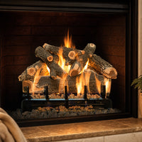 Grand Canyon Arizona Weathered Oak Vented Gas Log Set — lifestyle
