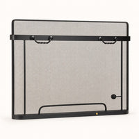 Twist Handled Black Spark Guard Screen - 44" x 33" — studio