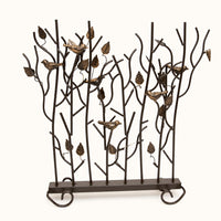 Birds Summer Fireplace Screen — studio