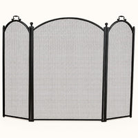 3-Panel Arched Fireplace Screen - Large — studio