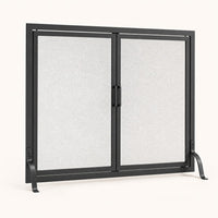 Classic Fireplace Screen with Doors — studio