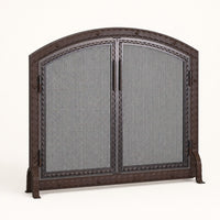 Templar Arched Fireplace Screen with Doors — studio