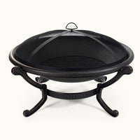 Bronze Round Steel Fire Pit — studio