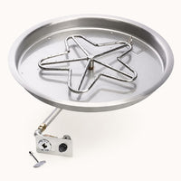 25" Push Button Ignition Fire Pit Kit — studio