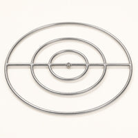 Stainless Steel Round Gas Fire Pit Burner - 30" — studio