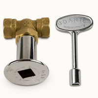 1/4 Turn Ball Valve Combo Pack - Straight - Chrome — studio