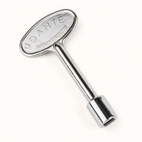 3" Universal Gas Key - Chrome — studio