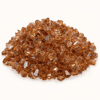 Krystal Fire - Reflective Fire Glass - 1/4" ReflectiveCopper — studio