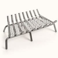 32" Lumino Stainless Steel Ember Lifetime Fireplace Grate — studio