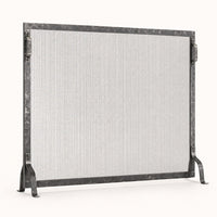 Hammered Fireplace Screen — studio