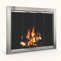 Heritage Bloomfield Custom Masonry Fireplace Door — studio