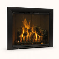 Reflection Custom Masonry Fireplace Glass Door — studio