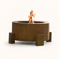 Sere Fia Steel Gas Fire Pit - 38" — studio