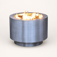 Arco Fia Stainless Steel Gas Fire Pit — studio