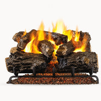 Peterson Real Fyre Burnt Rustic Oak Vented Gas Log Set — studio
