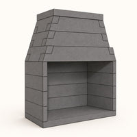 FireRock Conventional California Fireplace - 48" — studio