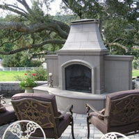 American Fyre Designs Grand Phoenix 87" Vent-Free Outdoor Gas Fireplace