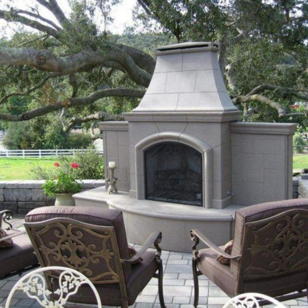 American Fyre Designs Grand Phoenix 87" Vent-Free Outdoor Gas Fireplace