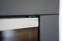 Belmont - Custom Masonry Fireplace Glass Doors by Stoll Industries - ExceptionalFire