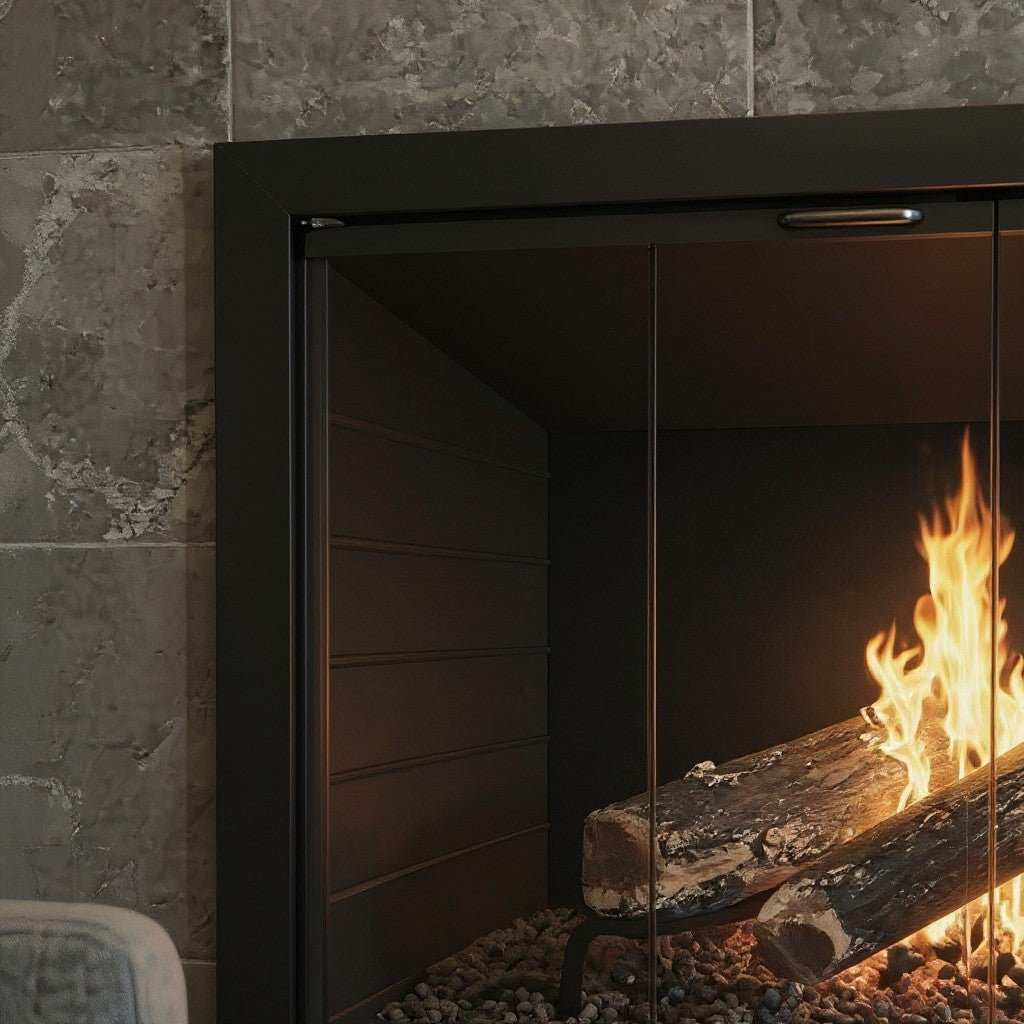 Brookfield - Masonry & Prefab Fireplace Glass Doors - ExceptionalFire