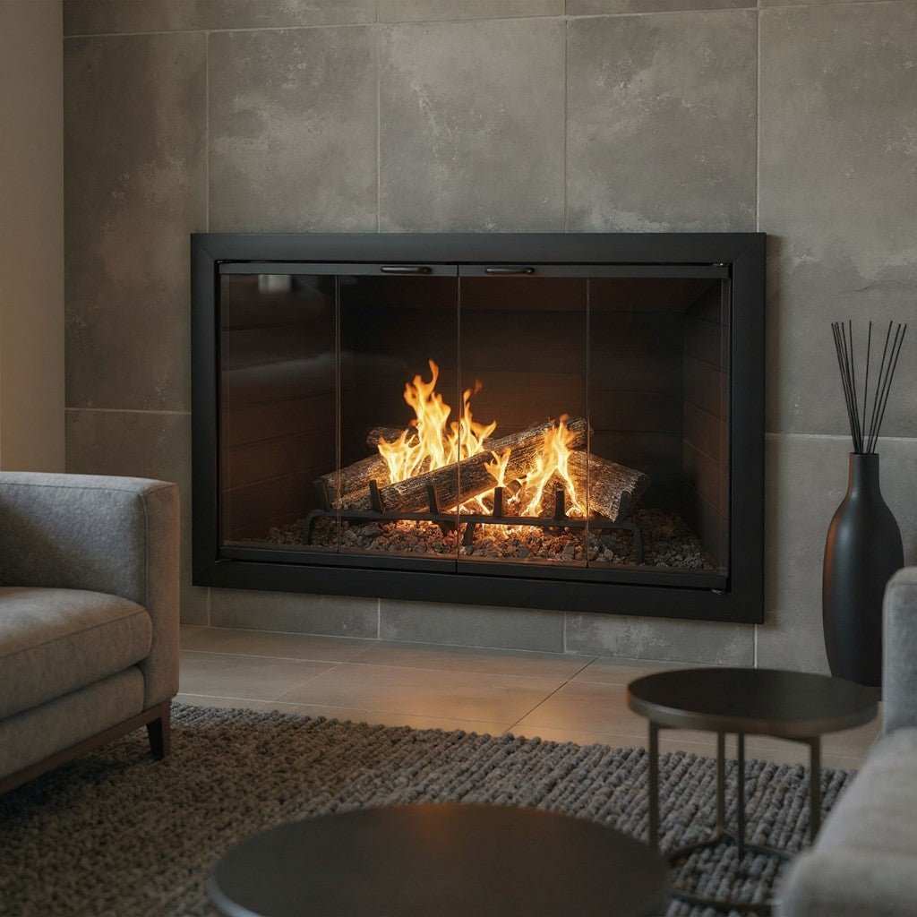 Brookfield - Masonry & Prefab Fireplace Glass Doors - ExceptionalFire
