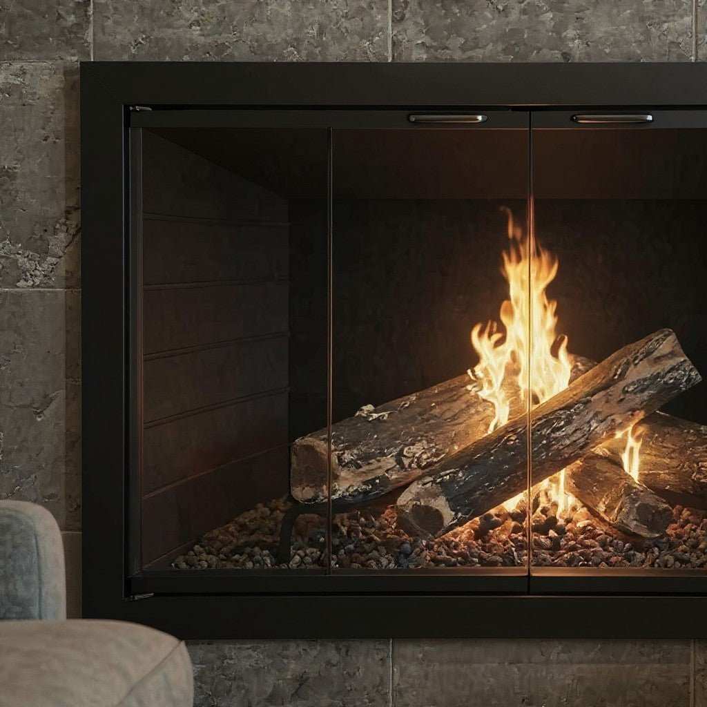 Brookfield - Masonry & Prefab Fireplace Glass Doors - ExceptionalFire