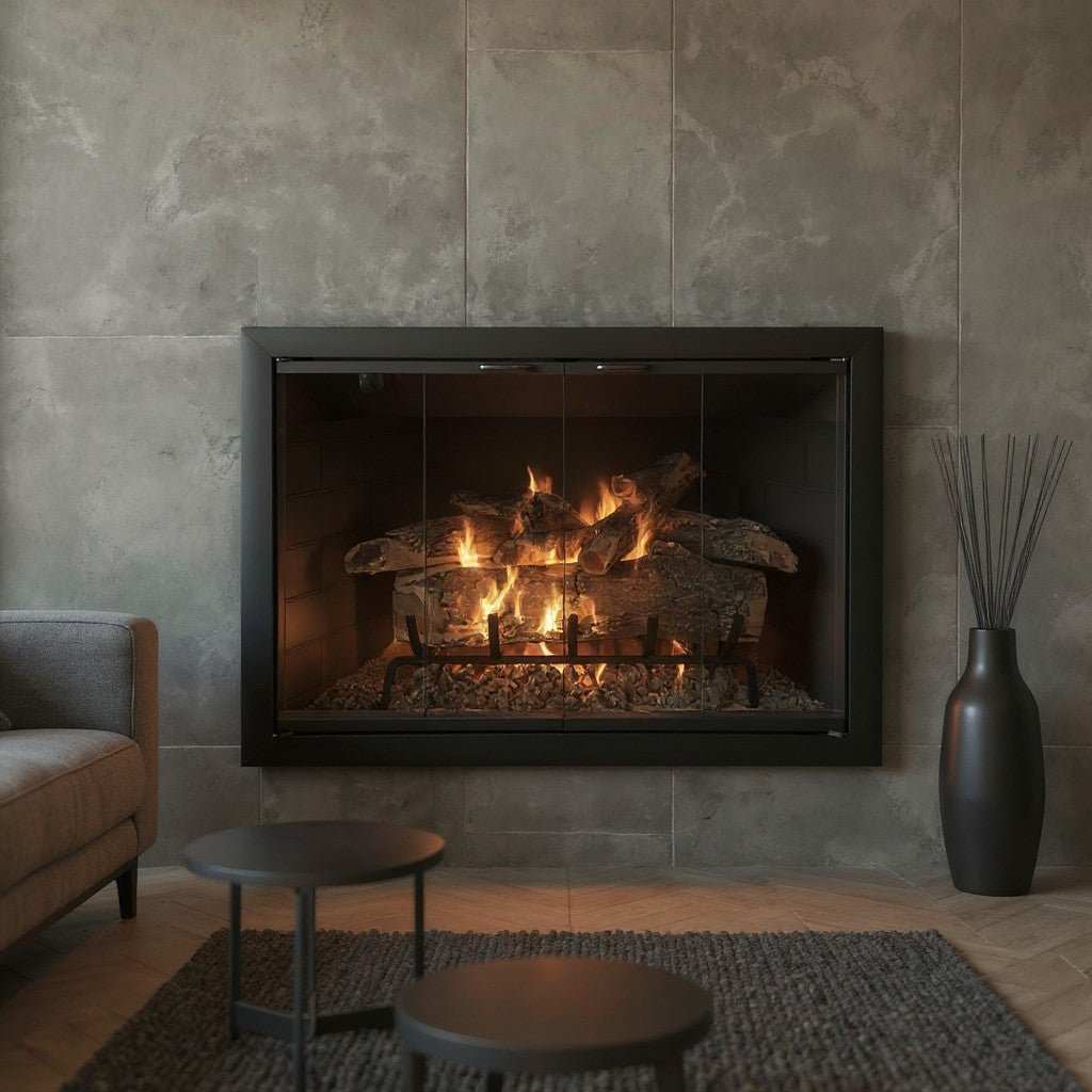 Brookfield - Masonry & Prefab Fireplace Glass Doors - ExceptionalFire