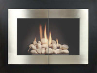 Brooklyn - Single Panel Masonry and Prefab Fireplace Doors - ExceptionalFire