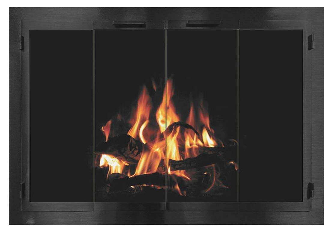 Carolina - Masonry & Prefab Steel Fireplace Glass Doors - ExceptionalFire