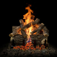18" Arizona Weathered Oak Charred Vented Gas Log Set | Grand Canyon