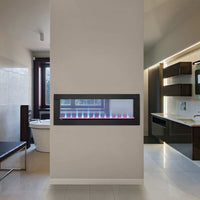 Clearion™ Elite 60 See Through Built-in Electric Fireplace - ExceptionalFire