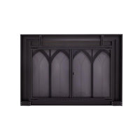 Colt Flat Black Masonry Fireplace Door | Standard Sizes - ExceptionalFire