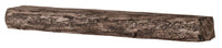 Cumberland Live Edge Non-Combustible Mantel Shelf RIVER ROCK Finish - ExceptionalFire