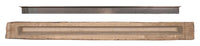 Cumberland Live Edge Non-Combustible Mantel Shelf RIVER ROCK Finish - ExceptionalFire
