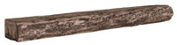 Cumberland Live Edge Non-Combustible Mantel Shelf RIVER ROCK Finish - ExceptionalFire