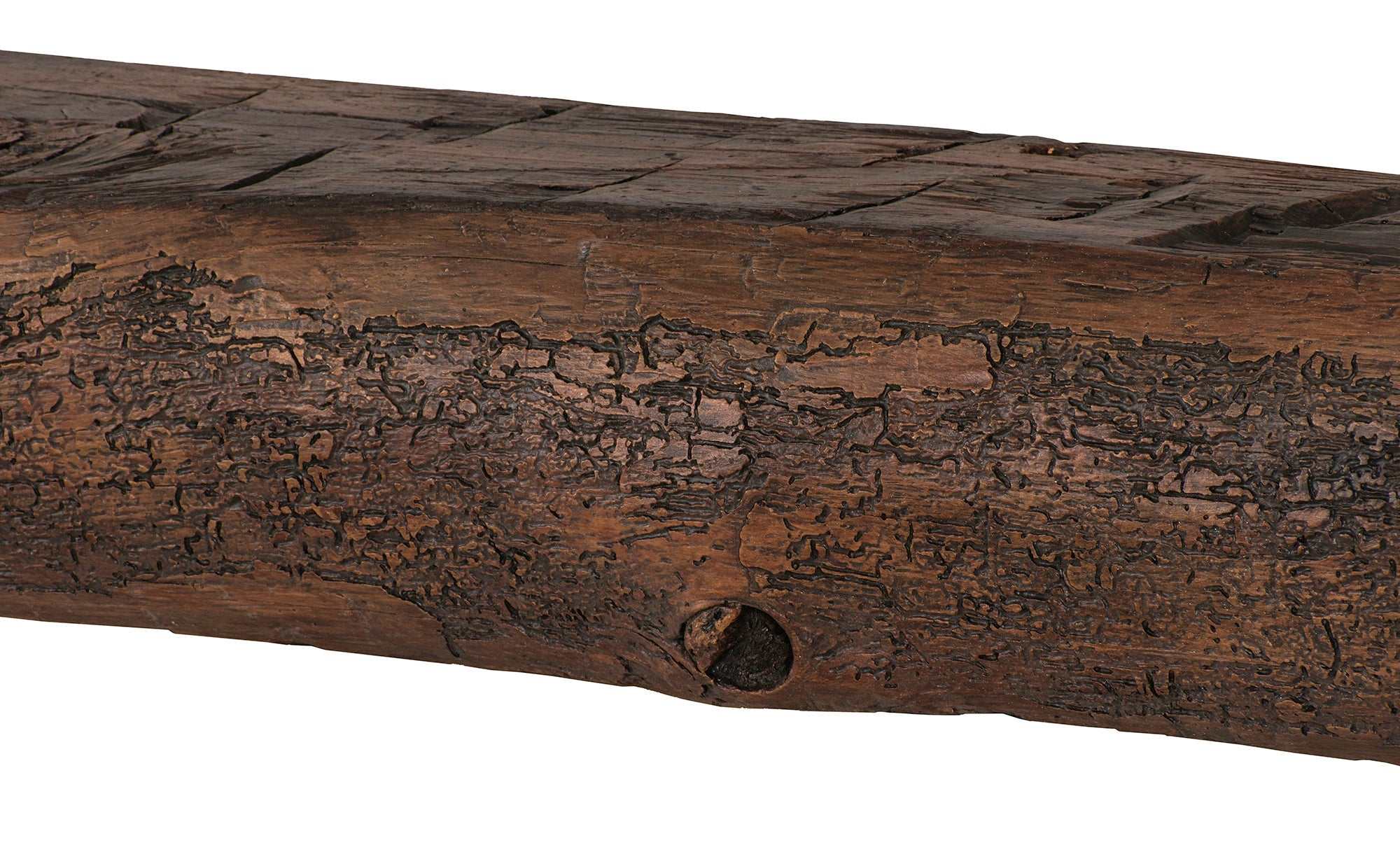 Cumberland Live Edge Non-Combustible Mantel Shelf TOASTED RYE Finish - ExceptionalFire