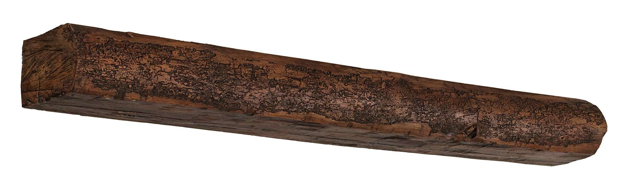 Cumberland Live Edge Non-Combustible Mantel Shelf TOASTED RYE Finish - ExceptionalFire