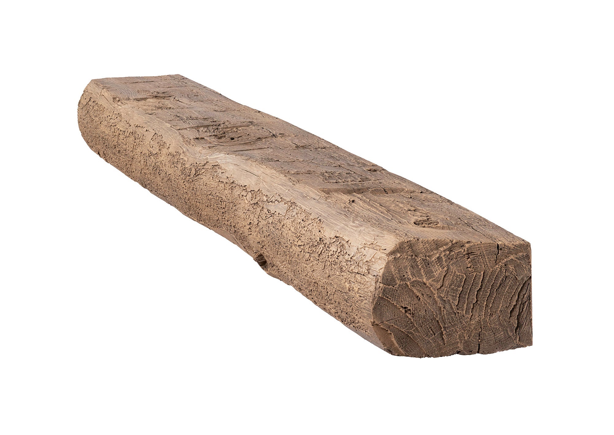 Cumberland Live Edge Non-Combustible Mantel Shelf Wheat Finish - ExceptionalFire