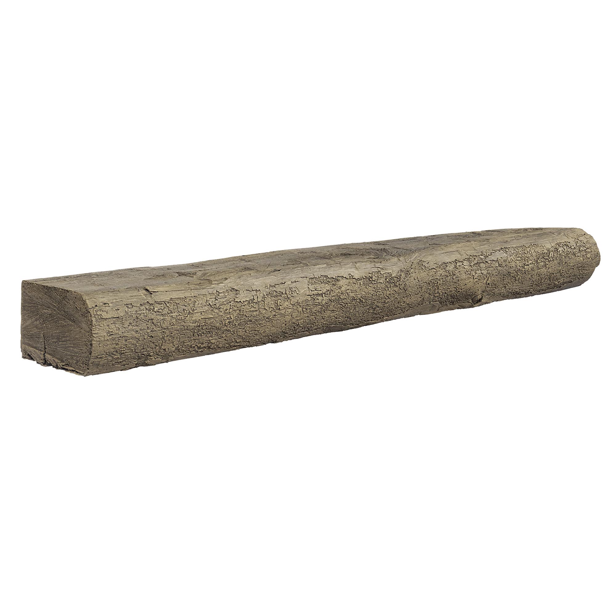 Cumberland Live Edge Non-Combustible Mantel Shelf Wheat Finish - ExceptionalFire
