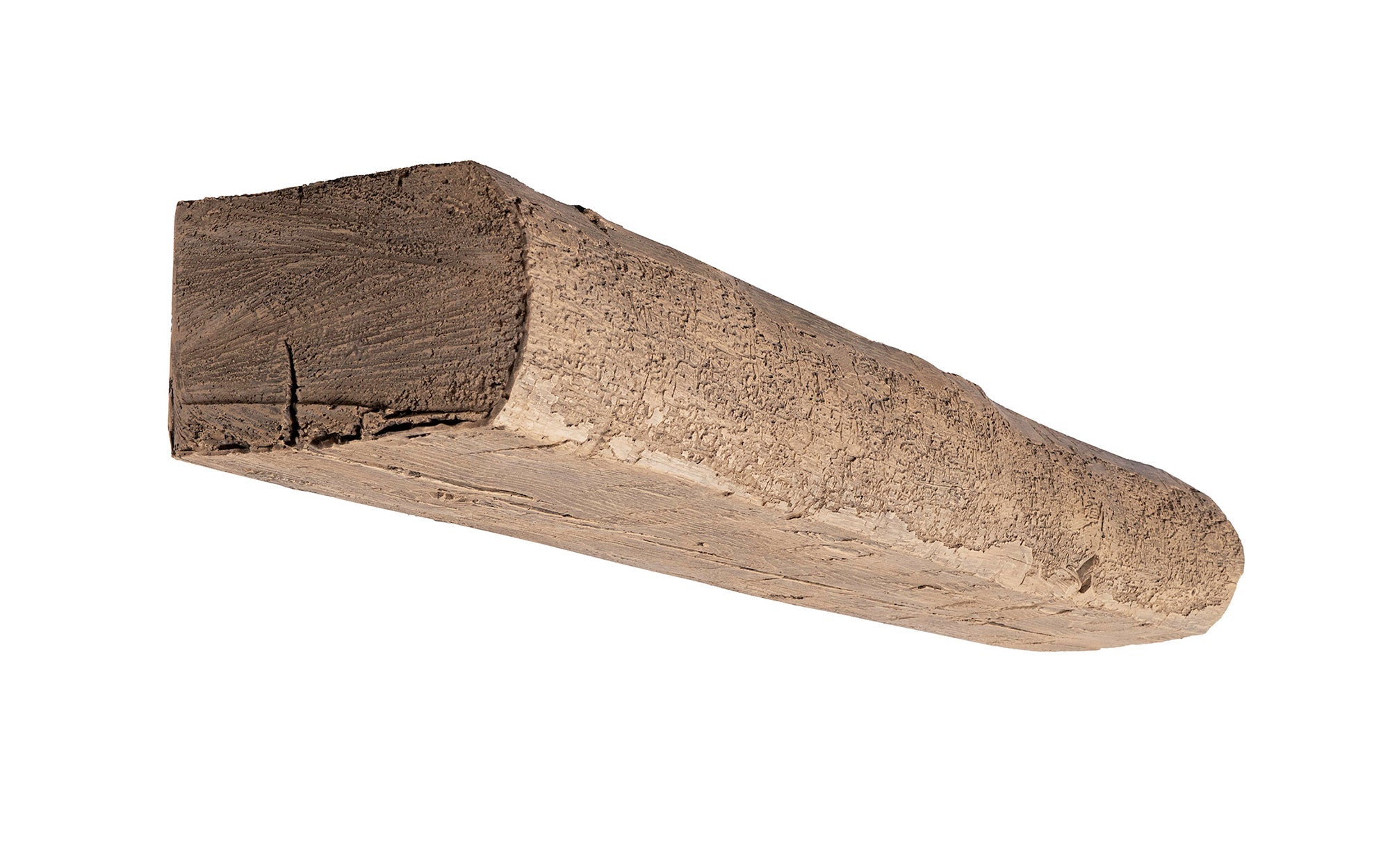 Cumberland Live Edge Non-Combustible Mantel Shelf Wheat Finish - ExceptionalFire