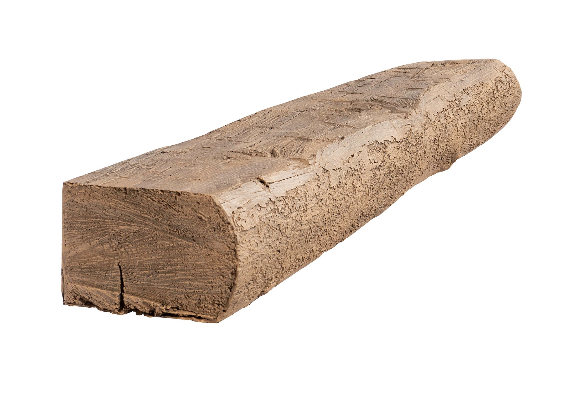 Cumberland Live Edge Non-Combustible Mantel Shelf Wheat Finish - ExceptionalFire