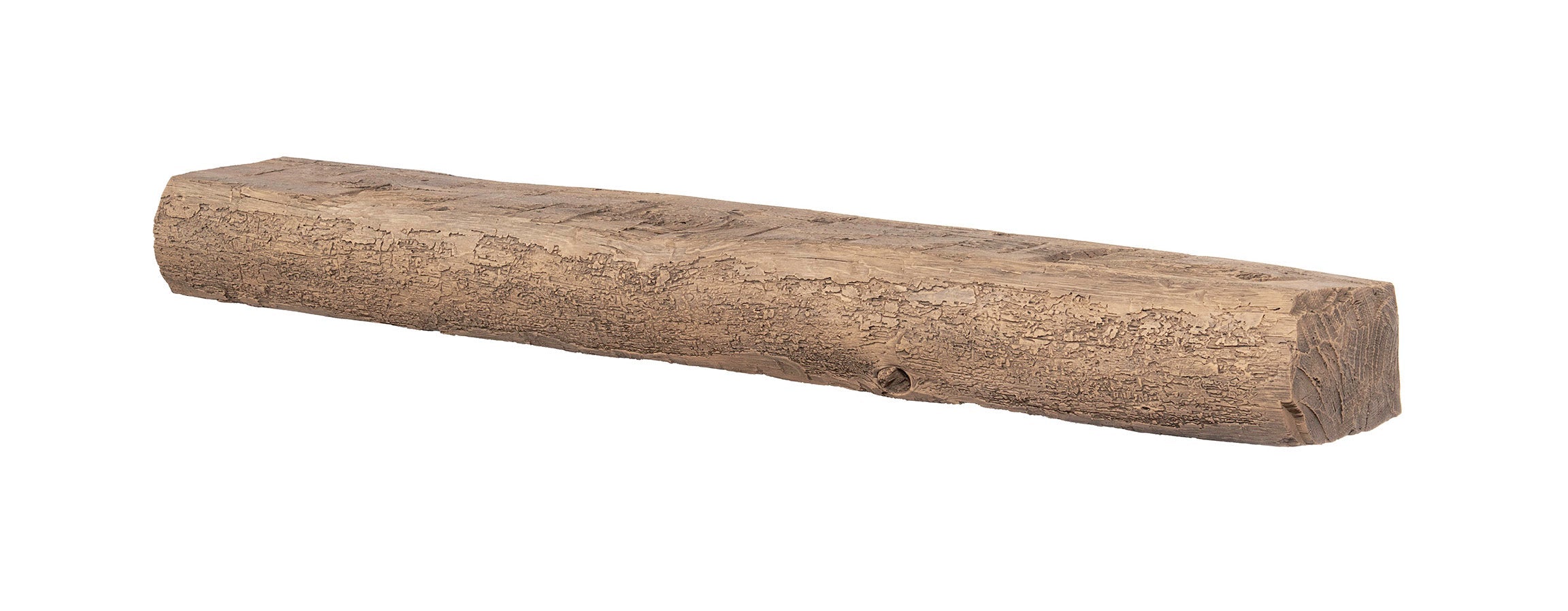 Cumberland Live Edge Non-Combustible Mantel Shelf Wheat Finish - ExceptionalFire