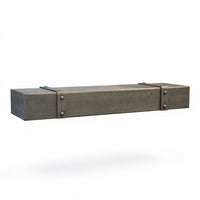 Custom Old World Metal Floating Mantel Shelf Non-Combustible | Stoll Industries