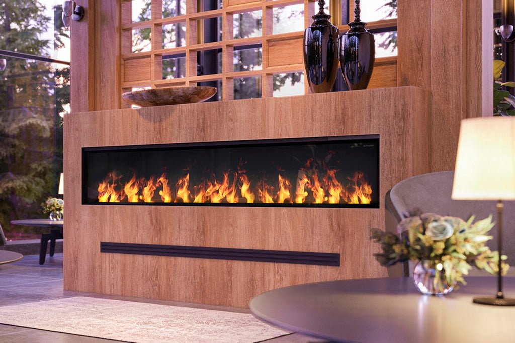 Dimplex 86'' Opti-myst Linear Built-In Electric Fireplace - Model OLF86-AM - ExceptionalFire