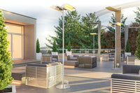 Dimplex DSH 2000W Outdoor/Indoor Infrared Electric Heater - Model DSH20W - ExceptionalFire